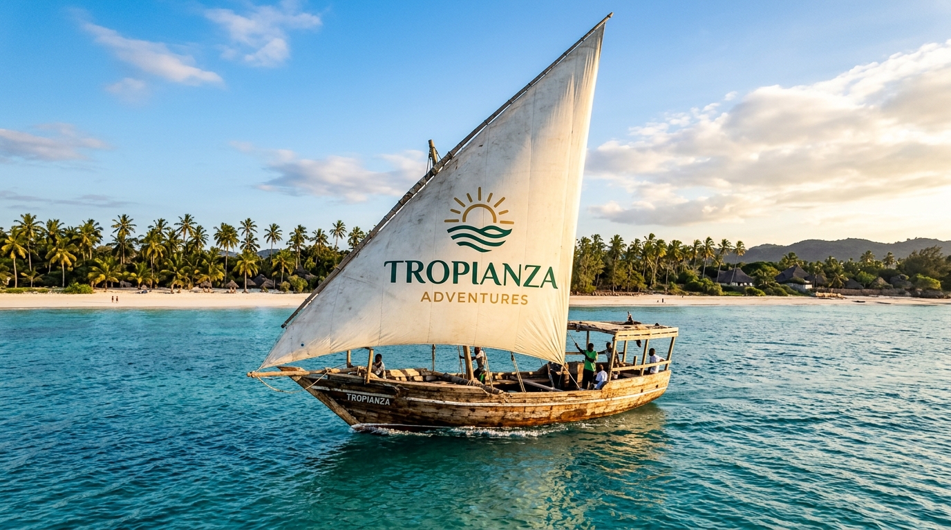 Tropianza Adventures Traditional Zanzibar Dhow Boat